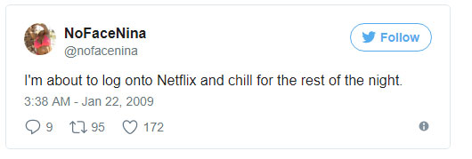 First netflix tweet