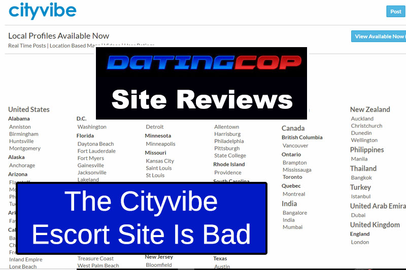 CityVibe.com escort site