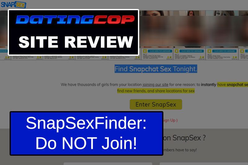 Snapsexfinder.com screenshot