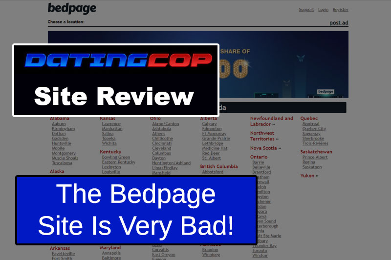 bedpage website homepage