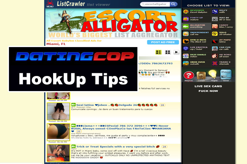 Screenshot of Listcrawler