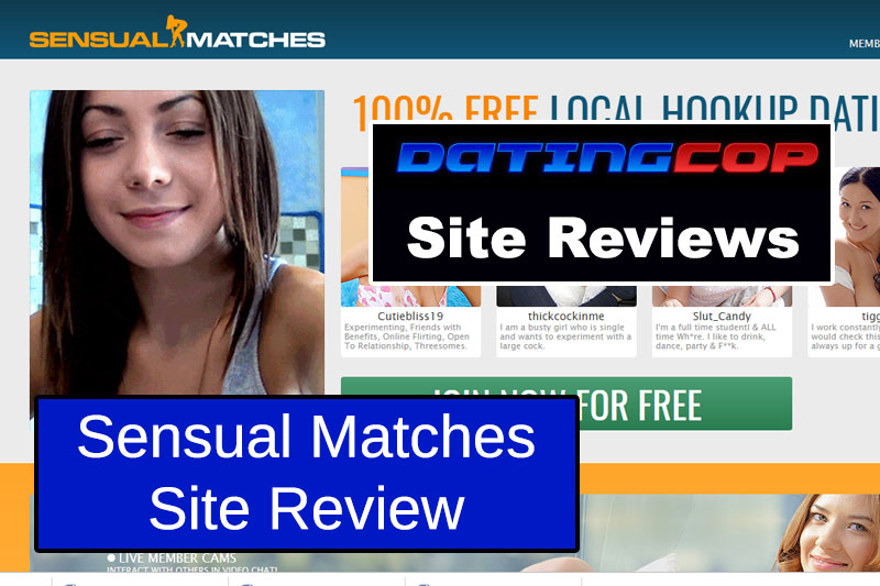 Sensual Matches homepage