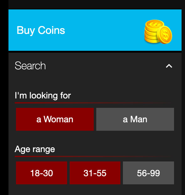 Search box from Extremechat
